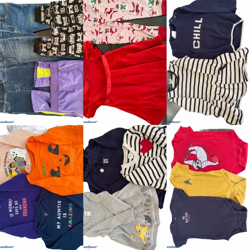 24 pcs toddler girls/unisex 18-24 months lot